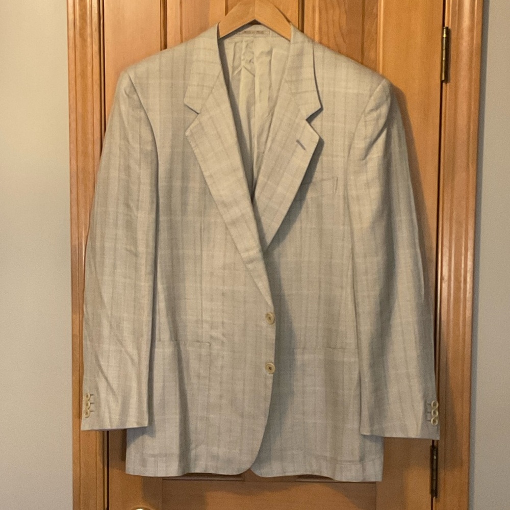 Ermenegildo Zegna Plaid Sport Coat